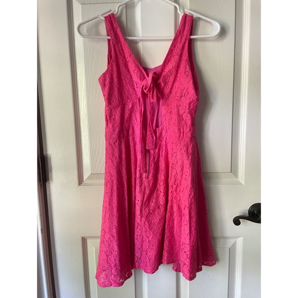 Aeropostale Hot Pink Sleeveless Dress - Picture 2 of 4